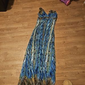 Raindrops Pappillon Dress Multicolored Size S